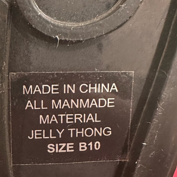 Women’s Kate Spade Jelly Thong with large fabric  flower Size 10B - Picture 7 of 7